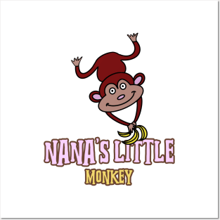 Funny Monkey Quote NanasLittle Monkey Posters and Art